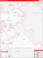 St. Francois, Mo Carrier Route Wall Map
